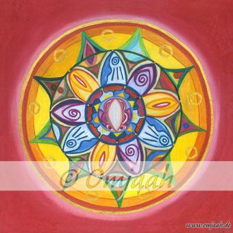 A068 - Mandala das heilige innere Kind Keilrahmen 40 (40 x 40 cm) | Matt