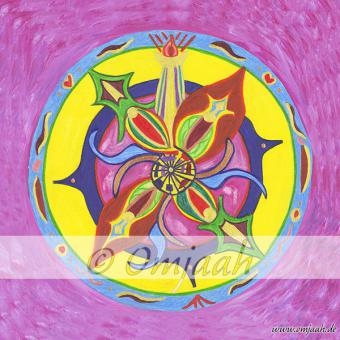 C016 - Mandala Reise durch die Dimensionen Standard S (10 x 10 cm) | Matt